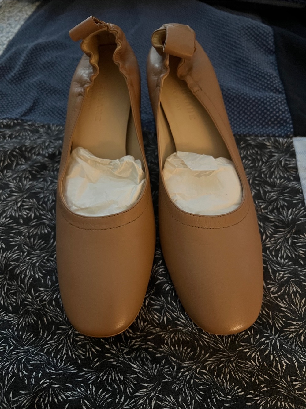 Everlane The Day 3 inch Heel in Camel
